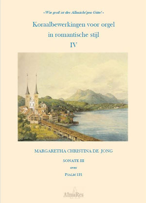 Sonate III - Psalm 121 voor orgel - Notenschrift