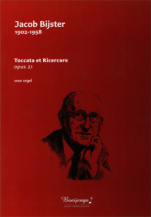 Toccata et Ricercare, opus 21 voor orgel - Notenschrift