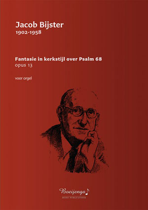 Fantasie in kerkstijl over Psalm 68, opus 13 voor orgel - Notenschrift