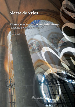 Thema met variaties en dubbelfuga - Notenschrift