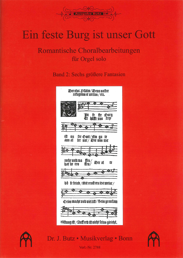 Ein feste Burg ist unser Gott (2) - Notenschrift