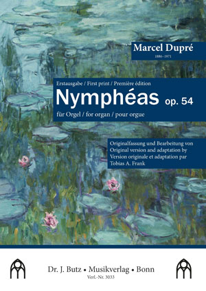 Nymphéas für Orgel, op. 54 - Notenschrift