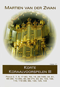 Korte Koraalvoorspelen (3) - Notenschrift