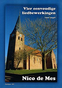 Vier eenvoudige liedbewerkingen voor orgel - Notenschrift