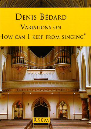 Variations on 'How can I keep from singing' - Notenschrift