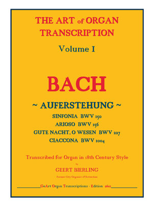 Bach - Volume 1 - Notenschrift
