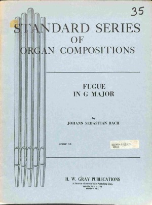 Fugue in G major - Tweedehands notenschrift