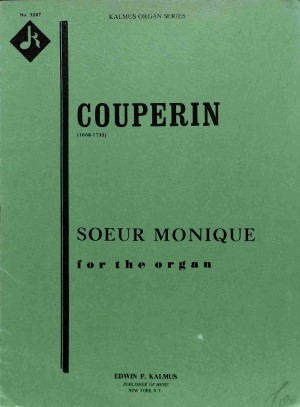 Soeur Monique - Tweedehands notenschrift