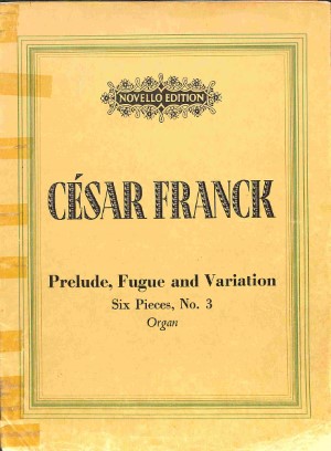 Prelude, fugue and variation - Tweedehands notenschrift 