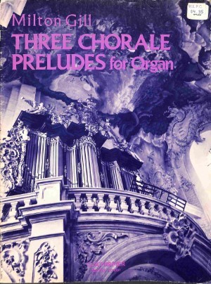Three chorale preludes for organ - Tweedehands notenschrift