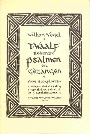 Twaalf bekende psalmen en gezangen - Tweedehands notenschrift