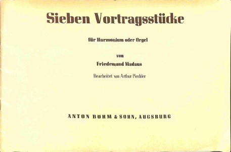Sieben Vortragsstücke - Tweedehands notenschrift 