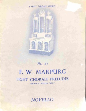Eight chorale preludes - Tweedehands notenschrift 