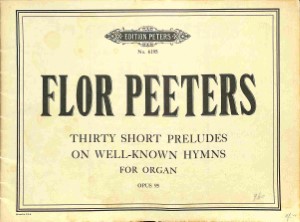 Thirty short preludes on well-known hymns - Tweedehands notenschrift