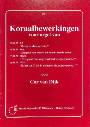 Koraalbewerkingen: Psalm 3, 84, 119, 123 - Tweedehands notenschrift