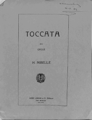 Toccata- Tweedehands notenschrift