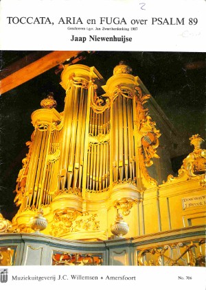 Toccata, aria en fuga over Psalm 89 - Tweedehands notenschrift
