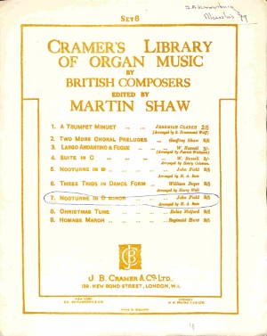 Nocturne in D minor - Tweedehands notenschrift