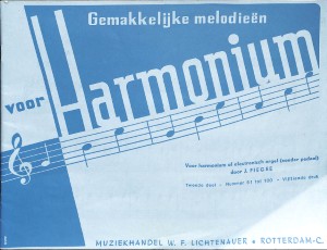 Gemakkelijke melodieën voor harmonium - Tweedehands notenschrift