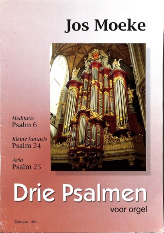 Drie psalmen voor orgel: Psalm 6, 24, 25 - Tweedehands notenschrift