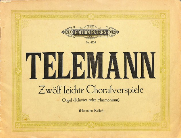 Zwölf leichte Choralvorspiele - Tweedehands notenschrift