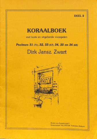 Koraalboek Psalmen - Deel 2 - Tweedehands notenschrift