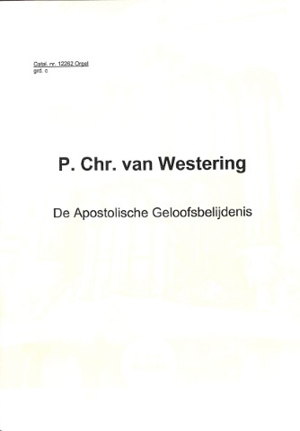 De apostolisch geloofsbelijdenis - Tweedehands Klavar