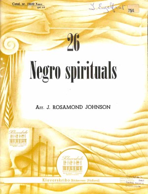 26 Negro spirituals - Tweedehands Klavar