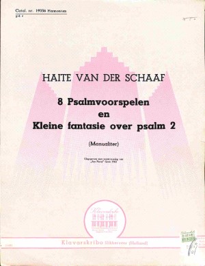 8 Psalmvoorspelen en kleine fantasie over Psalm 2 - Tweedehands Klavar