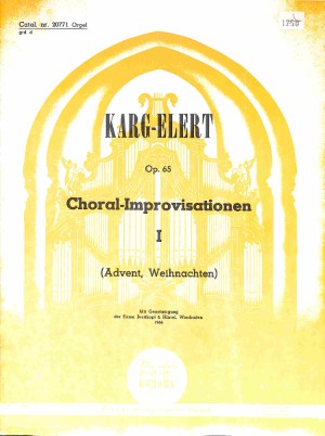 Choral-Improvisationen - deel 1 - Tweedehands Klavar