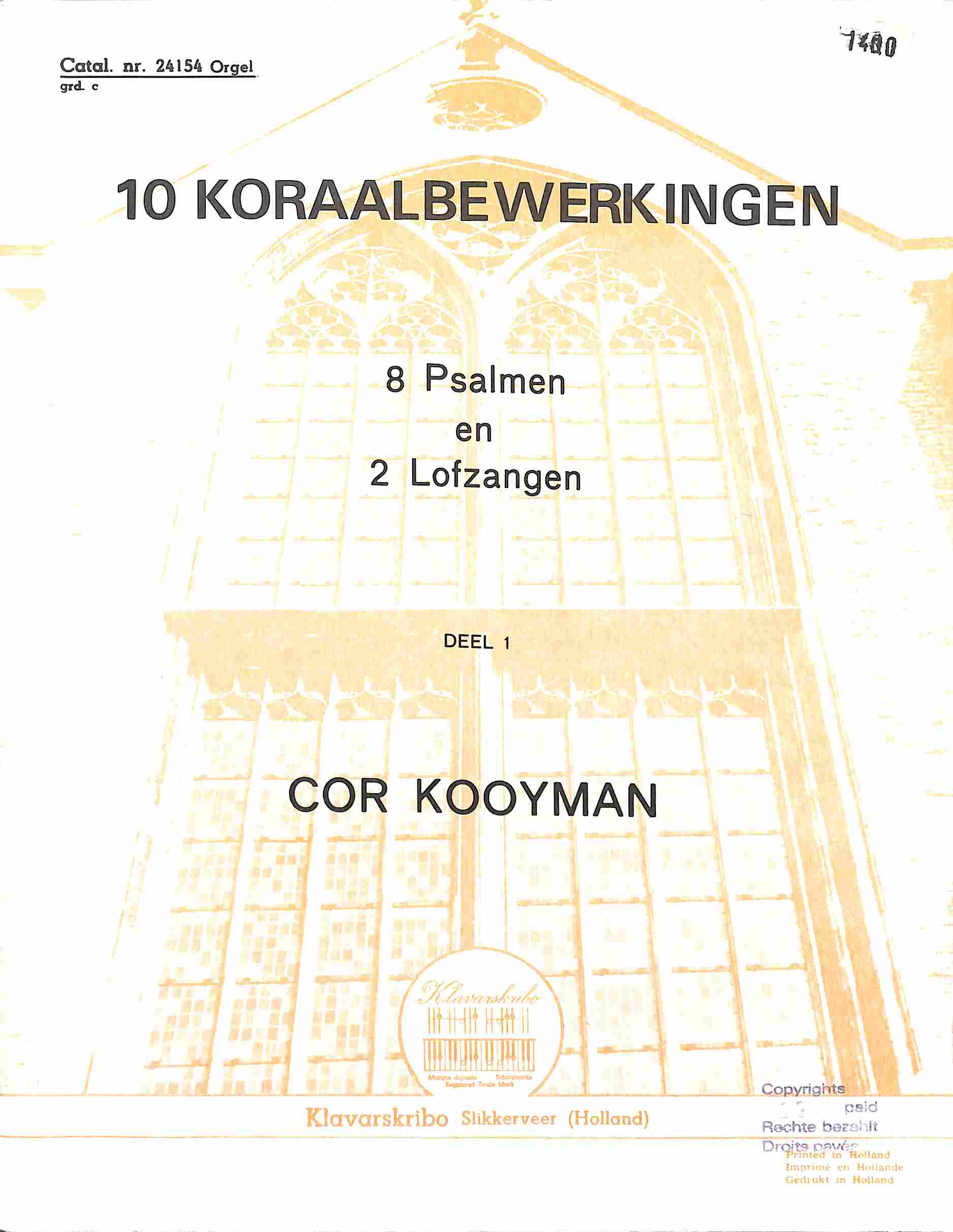 10 koraalbewerkingen - deel 1 - Tweedehands Klavar