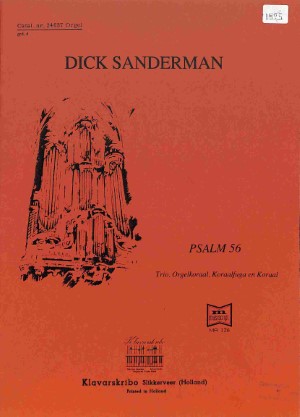 Psalm 56: trio, orgelkoraal, koraalfuga en koraal - Tweedehands Klavar
