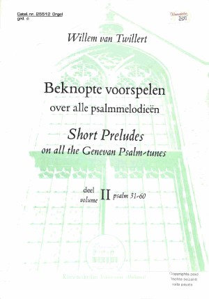 Beknopte voorspelen over alle Psalmmelodieën - deel 2 - Tweedehands Klavar