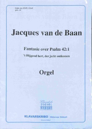 Fantasie over Psalm 42:1 - Tweedehands Klavar
