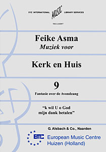 Fantasie 'k Wil u o God.. (9) - Notenschrift