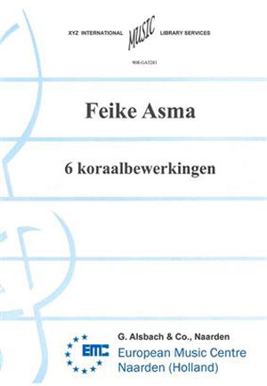 Zes koraalbewerkingen - Notenschrift