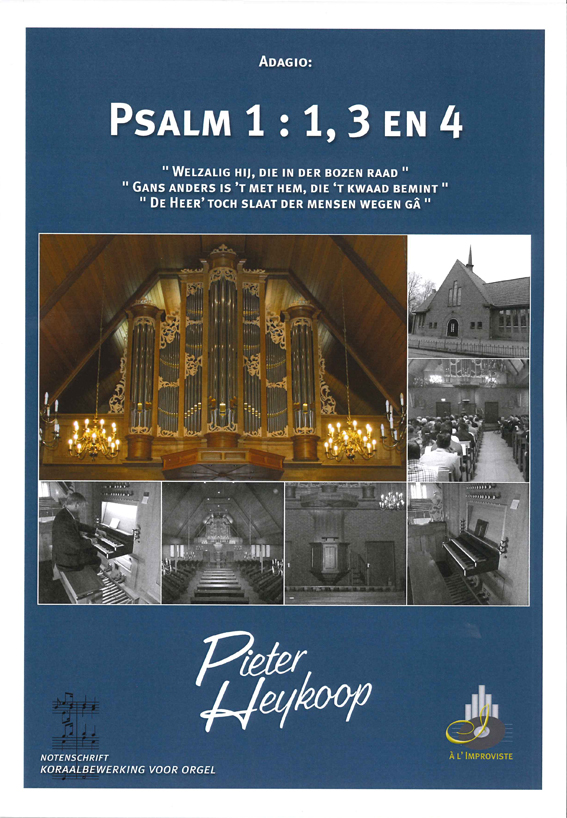 Psalm 1 : 1, 3 en 4 - Notenschrift