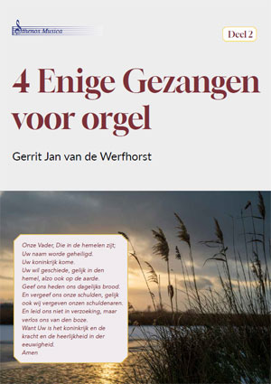 4 Enige Gezangen voor orgel - Notenschrift
