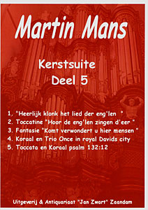 Kerstsuite voor orgel deel 5 - Notenschrift
