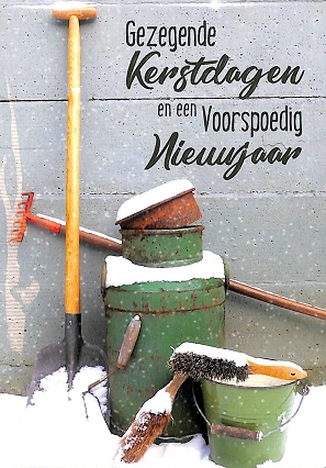 Gezegende Kerstdagen en een Voorspoedig Nieuwjaar - pakje kaarten