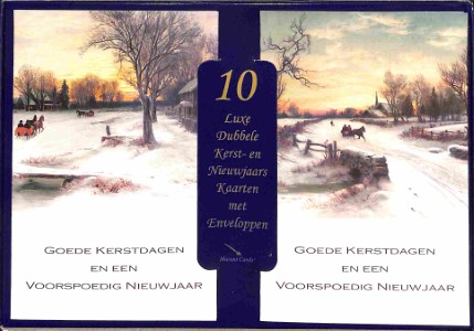 Doos Goede Kerstdagen en een Voorspoedig Nieuwjaar