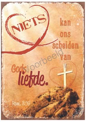 Niets kan ons scheiden van Gods liefde - magneet
