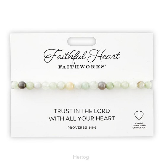 Faithful heart - green