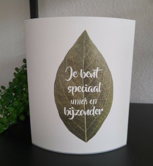 Je bent speciaal uniek en bijzonder - Lichtje voor jou