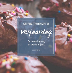 Gefeliciteerd met je verjaardag - wenskaart Bijbeltekst SV