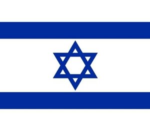 Israëlische vlag - 80 x 110 cm.