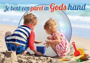 Je bent een parel in Gods hand - kaart