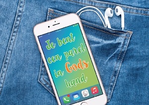 Je bent een parel in Gods hand - kaart