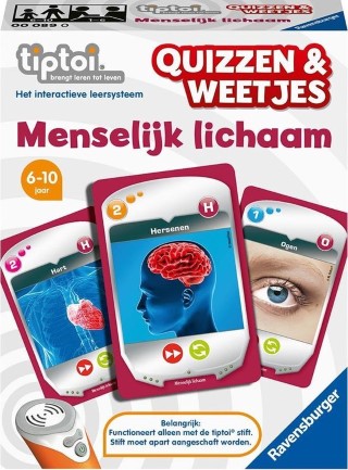 Menselijk lichaam Quizzen & Weetjes - 6-10 jaar - tiptoi