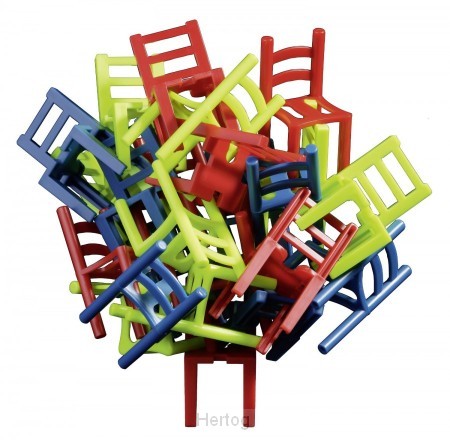 Stoel op stoel - spel